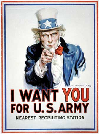 Brandon, I want YOU for U.S.Army ! 